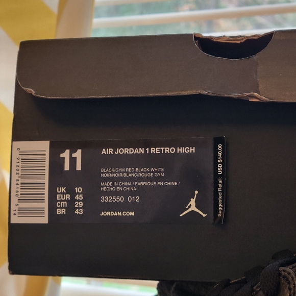 Air Jordan 1 GS 'Rare Air' “VARSITY RED” New Never been Worn - Picture 13 of 13